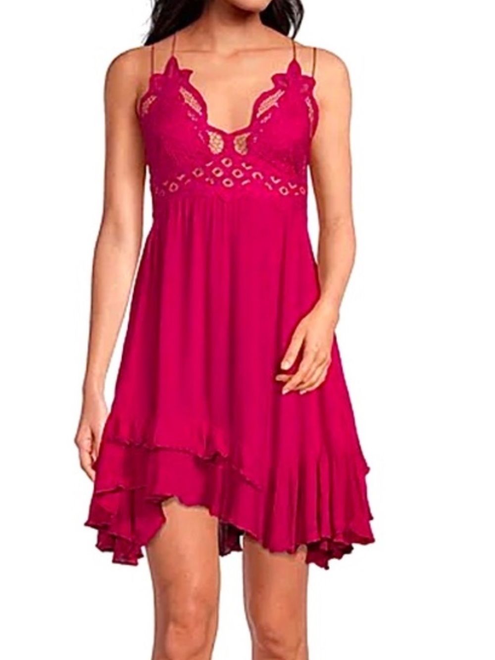 Free people adella slip dress